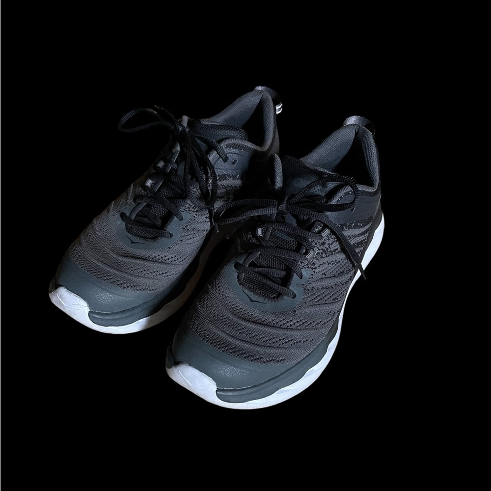 W10 Akasa Hoka One One W10 Dark Shadow Running Walking Shoe Women’s Size 10 VGUC